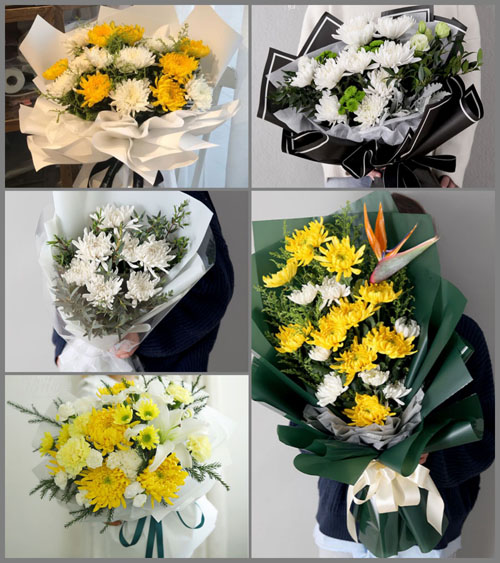 北京通州区马驹桥镇小周易村白事花束代送